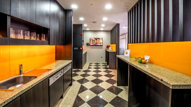 Kitchen Facility in Office place ALMAS TOWER