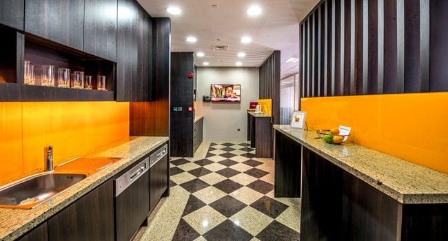 Kitchen Facility in Office place ALMAS TOWER