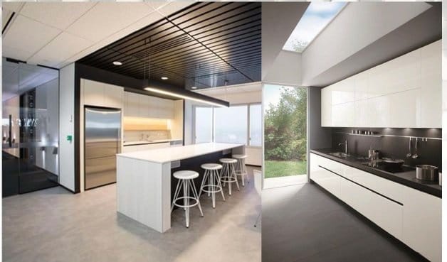 Pantry and Business lounge area of office