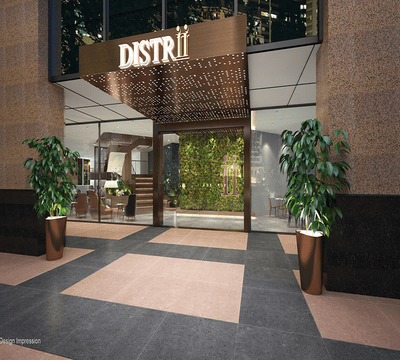 Repulic Plaza Working Place Entrance