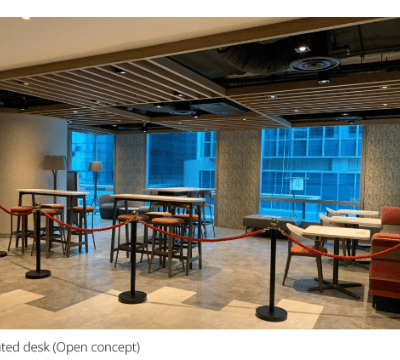 Dedicated desk & co-working space at Capital Tower